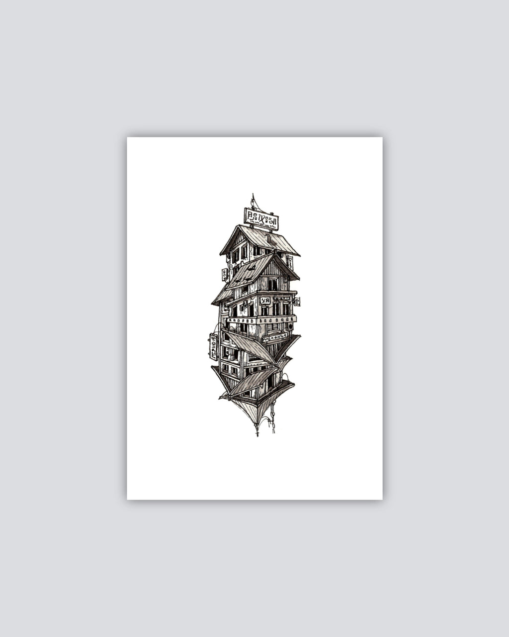 Minimalistic: Upside Down- Print