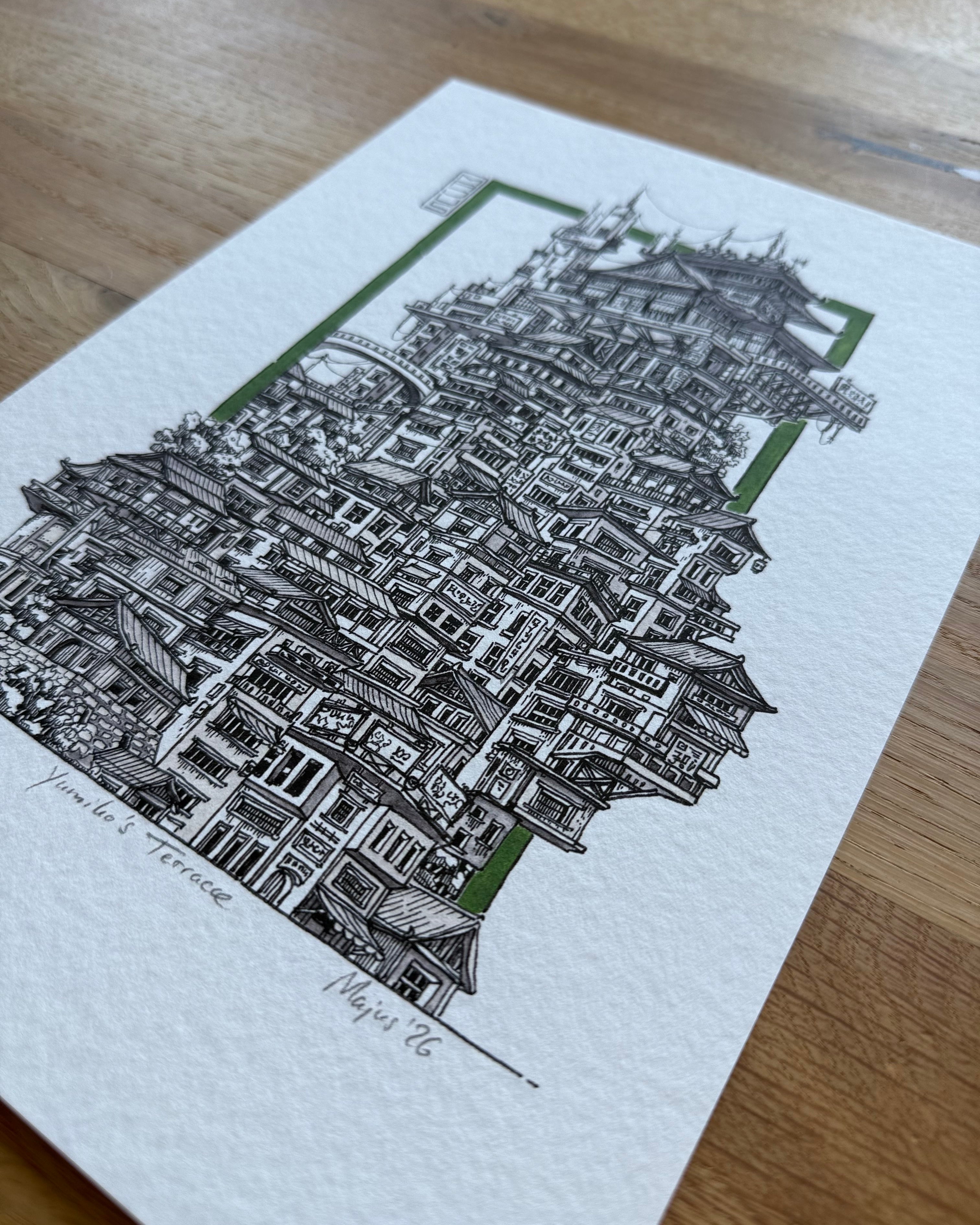 Yumiko's Terrace - Limited Edition Print