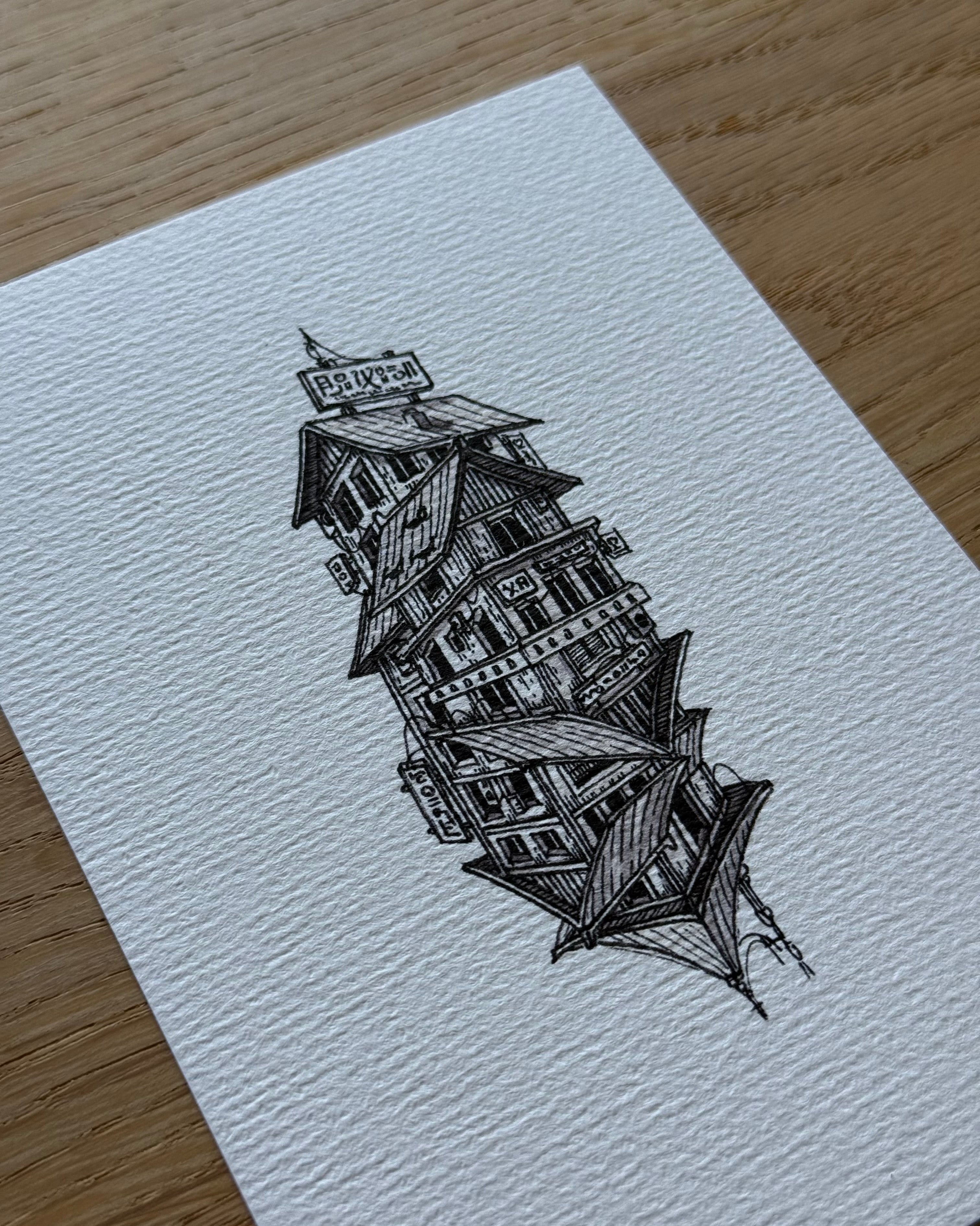 Minimalistic: Upside Down- Print