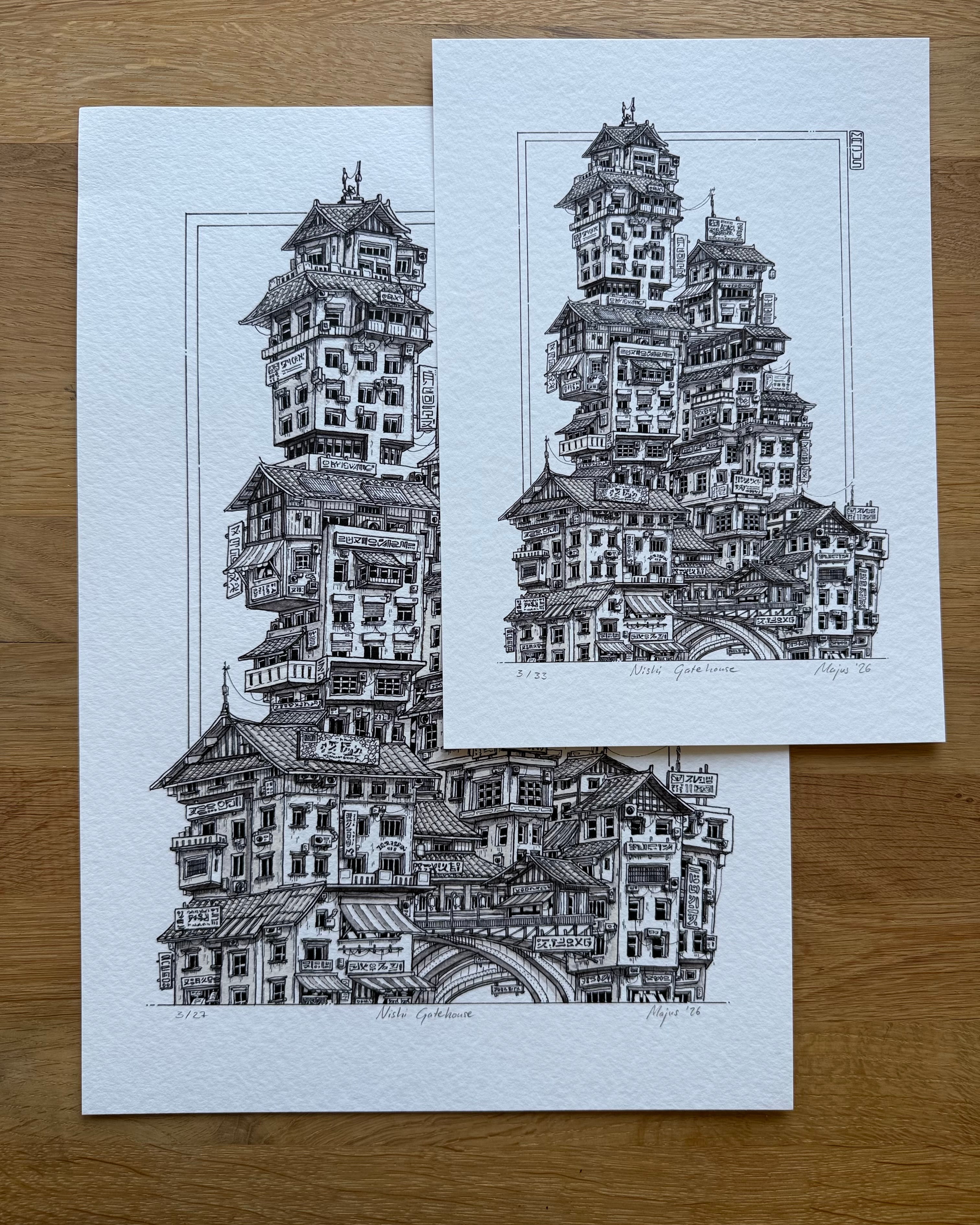 Nishi Gatehouse - Limited Edition Print