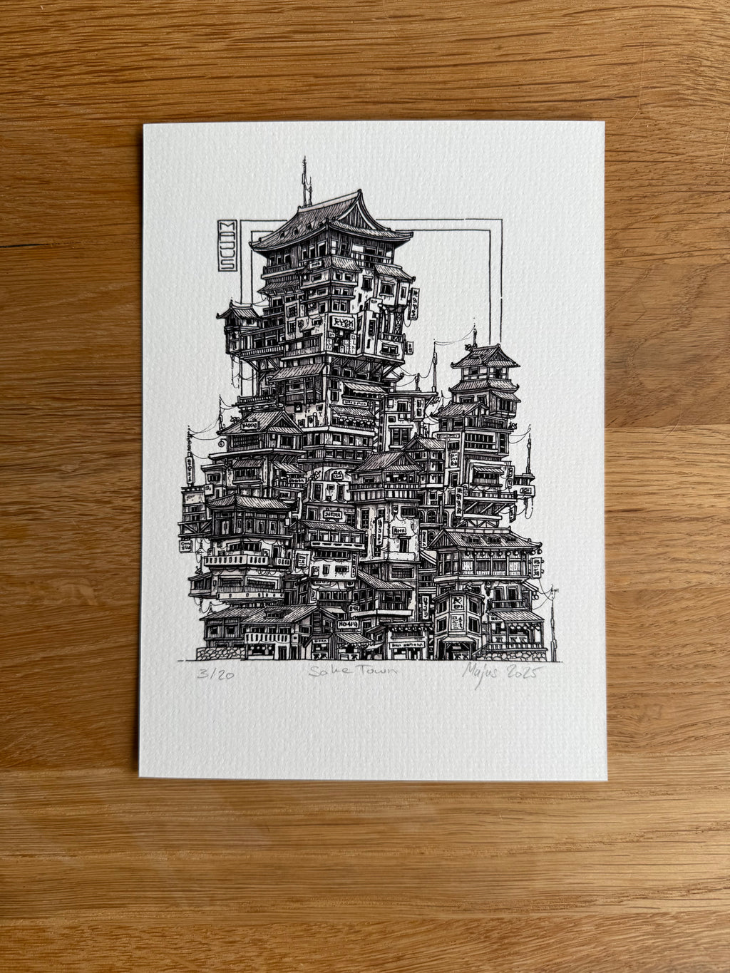 Sake Town - Limited Edition Print
