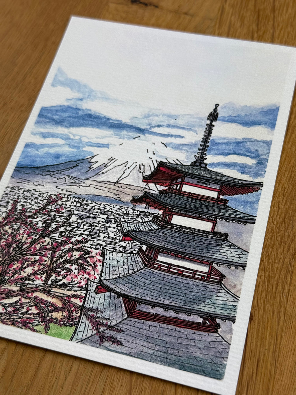 Mount Fuji and Chureito - Print