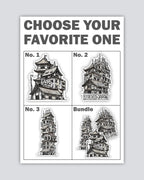Stacked: Japan Sticker